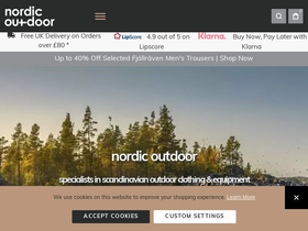 'nordicoutdoor.co.uk' screenshot