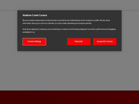 'vodafone.ie' screenshot