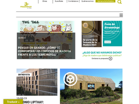 'madera21.cl' screenshot