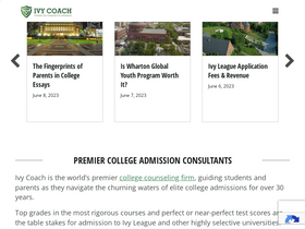'ivycoach.com' screenshot