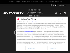 gipron.store homepage screenshot