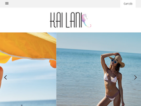 kailaniswimwear.com homepage screenshot