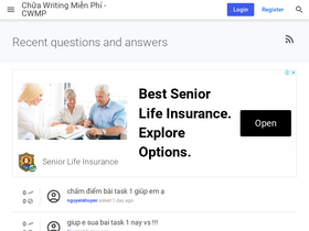 'chuawritingmienphi.com' screenshot