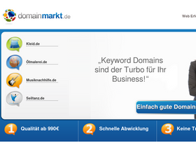 'domainmarkt.de' screenshot