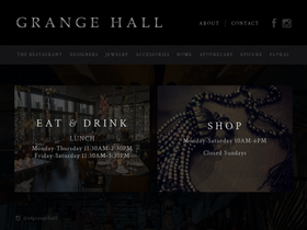 ufgrangehall.com homepage screenshot