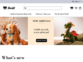 'steiff.com' screenshot