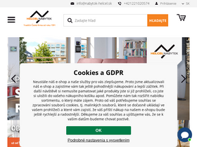 'nabytok-helcel.sk' screenshot
