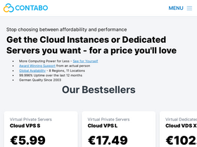 'contabostorage.com' screenshot