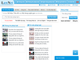 'lawnet.vn' screenshot
