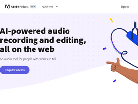 Adobe Podcast - Upgrade your audio with powerful web-based enhancements and tools.