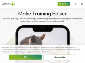 'wehorse.com' screenshot