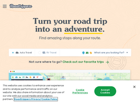 'roadtrippers.com' screenshot