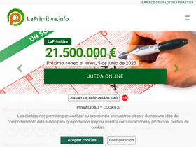 'laprimitiva.info' screenshot