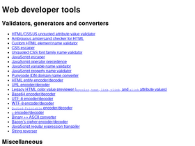 'mothereff.in' screenshot