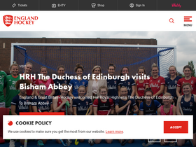 'englandhockey.co.uk' screenshot