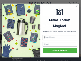 'magicalbutter.com' screenshot