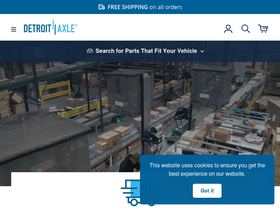 'detroitaxle.com' screenshot