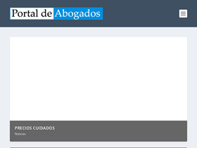 'portaldeabogados.com' screenshot