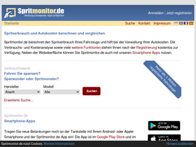 'spritmonitor.de' screenshot