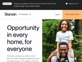 'darwinhomes.com' screenshot
