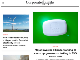 'corporateknights.com' screenshot