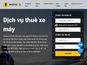 'motogo.vn' screenshot