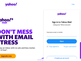 'ymail.com' screenshot