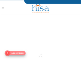 'hisa.edu.vn' screenshot
