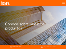 'fiserv.com.ar' screenshot