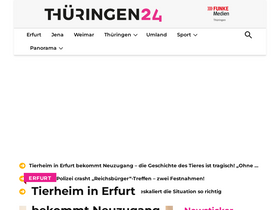 'thueringen24.de' screenshot