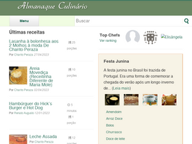 'almanaqueculinario.com.br' screenshot