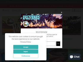 ahawaiianstore.com homepage screenshot