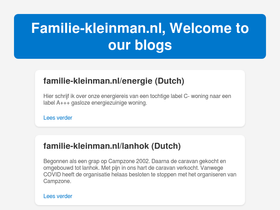 familie-kleinman.nl