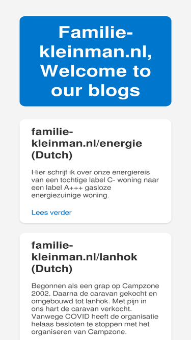 familie-kleinman.nl