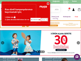 'panco.com.tr' screenshot