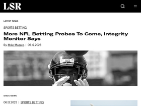 'legalsportsreport.com' screenshot