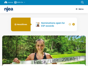 'njea.org' screenshot