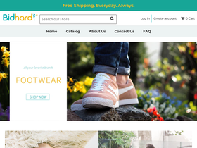 bidhard.com homepage screenshot