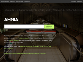 'ahmia.fi' screenshot