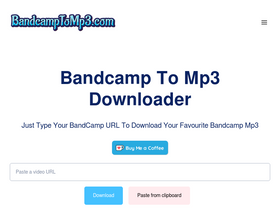 'bandcamptomp3.com' screenshot
