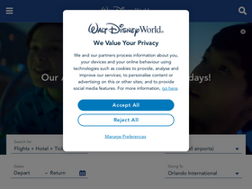 'disneyworld.co.uk' screenshot