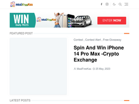 'maalfreekaa.in' screenshot