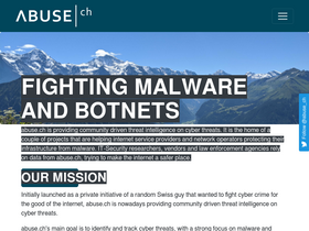 'abuse.ch' screenshot