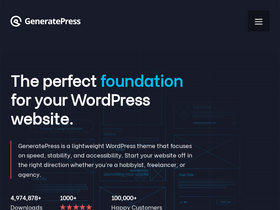 'generatepress.com' screenshot