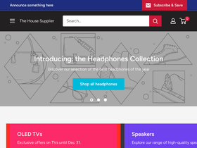 thehvacsupplier.com homepage screenshot
