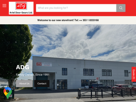 Ariel Door Gears Ltd. website screenshot