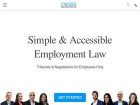 'monacosolicitors.co.uk' screenshot