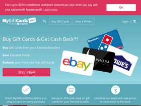 'mygiftcardsplus.com' screenshot