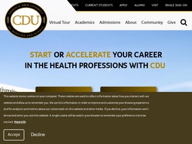 'cdrewu.edu' screenshot