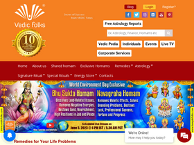 'vedicfolks.com' screenshot